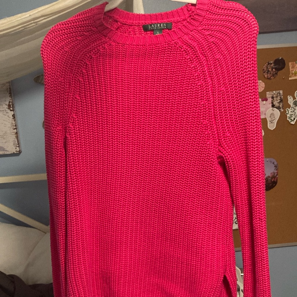 FREE SHIPPING - Pink Ralph Lauren Sweater